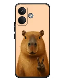 Чехол для Xiaomi Poco X8 с картинкой «Капибара виктория» Чехол для Xiaomi Poco X8 с картинкой «Капибара виктория»