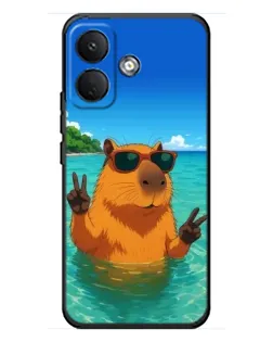 Чехол для Xiaomi Poco X8 с картинкой «Морская капибара» Чехол для Xiaomi Poco X8 с картинкой «Морская капибара»