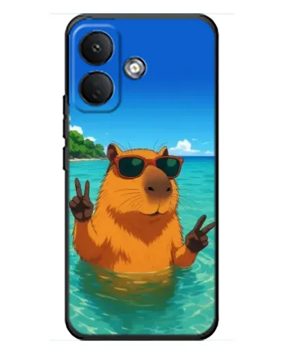 Чехол для Xiaomi Poco X8 с картинкой «Морская капибара» Чехол для Xiaomi Poco X8 с картинкой «Морская капибара»