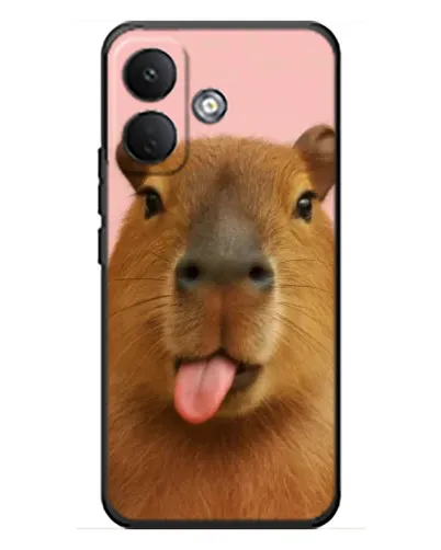 Чехол для Xiaomi Poco X8 с картинкой «Капибара с языком» Чехол для Xiaomi Poco X8 с картинкой «Капибара с языком»