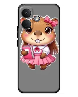 Чехол для Xiaomi Poco X8 с картинкой «Девочка капибара» Чехол для Xiaomi Poco X8 с картинкой «Девочка капибара»