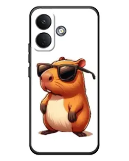 Чехол для Xiaomi Poco X8 с картинкой «Капибара в очках» Чехол для Xiaomi Poco X8 с картинкой «Капибара в очках»