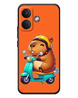 Чехол для Xiaomi Poco X8 с картинкой «Капибара на скутере» Чехол для Xiaomi Poco X8 с картинкой «Капибара на скутере»