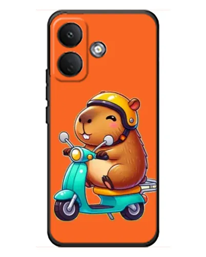 Чехол для Xiaomi Poco X8 с картинкой «Капибара на скутере» Чехол для Xiaomi Poco X8 с картинкой «Капибара на скутере»