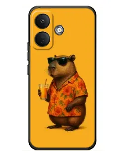 Чехол для Xiaomi Poco X8 с картинкой «Капибара на отдыхе» Чехол для Xiaomi Poco X8 с картинкой «Капибара на отдыхе»