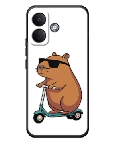 Чехол для Xiaomi Poco X8 с картинкой «Капибара на самокате» Чехол для Xiaomi Poco X8 с картинкой «Капибара на самокате»