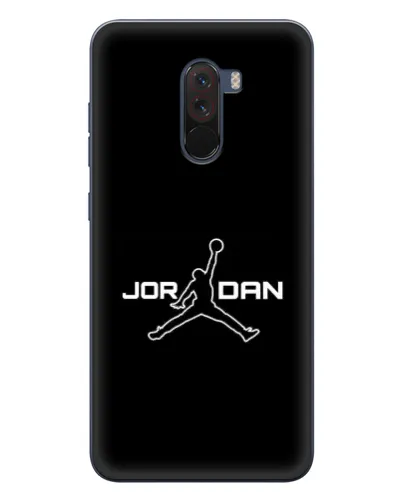 Чехол для Xiaomi POCO F1 с картинкой «Nike Pink Swirl»