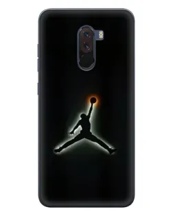 Чехол для Xiaomi POCO F1 с картинкой «Jordan Gradient Logo» Чехол для Xiaomi POCO F1 с картинкой «Jordan Gradient Logo»