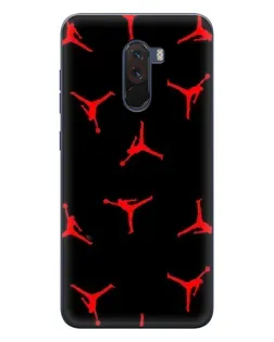 Чехол для Xiaomi POCO F1 с картинкой «Jordan Red Pattern» Чехол для Xiaomi POCO F1 с картинкой «Jordan Red Pattern»