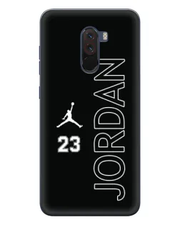 Чехол для Xiaomi POCO F1 с картинкой «Jordan Vertical»