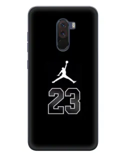 Чехол для Xiaomi POCO F1 с картинкой «Jordan Flight 23»
