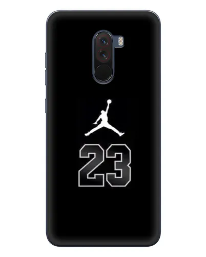 Чехол для Xiaomi POCO F1 с картинкой «Jordan Flight 23»
