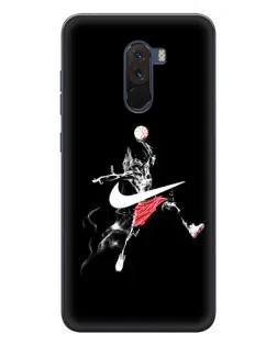 Чехол для Xiaomi POCO F1 с картинкой «Jordan Jumpman»