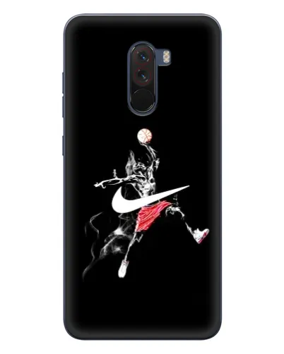 Чехол для Xiaomi POCO F1 с картинкой «Jordan Jumpman»