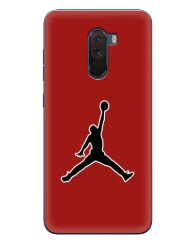 Чехол для Xiaomi POCO F1 с картинкой «Jordan Red Back»