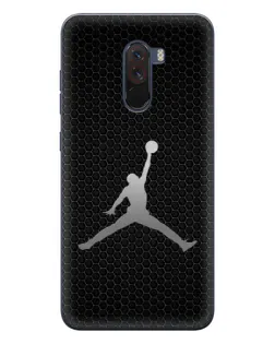 Чехол для Xiaomi POCO F1 с картинкой «Jordan Dark Carbon»