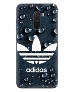 Чехол для Xiaomi POCO F1 с картинкой «Adidas Trefoil Blue» Чехол для Xiaomi POCO F1 с картинкой «Adidas Trefoil Blue»