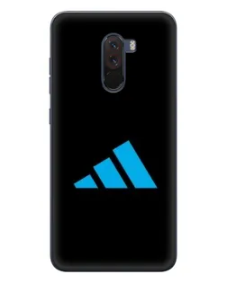 Чехол для Xiaomi POCO F1 с картинкой «Adidas Cyan Logo»