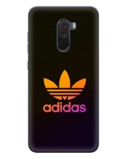 Чехол для Xiaomi POCO F1 с картинкой «Градиент Adidas»