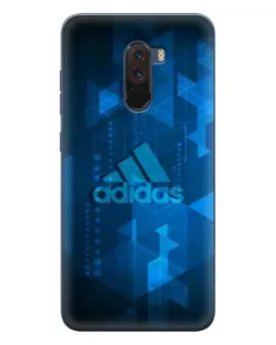 Чехол для Xiaomi POCO F1 с картинкой «Adidas Sport Art»