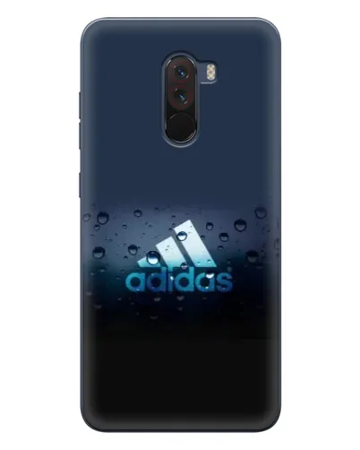 Чехол для Xiaomi POCO F1 с картинкой «Adidas Water Drops» Чехол для Xiaomi POCO F1 с картинкой «Adidas Water Drops»