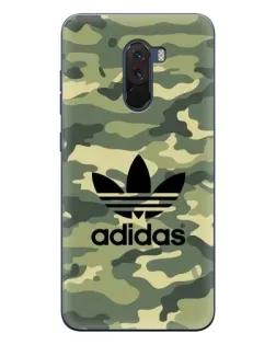 Чехол для Xiaomi POCO F1 с картинкой «Милитари стиль Adidas»