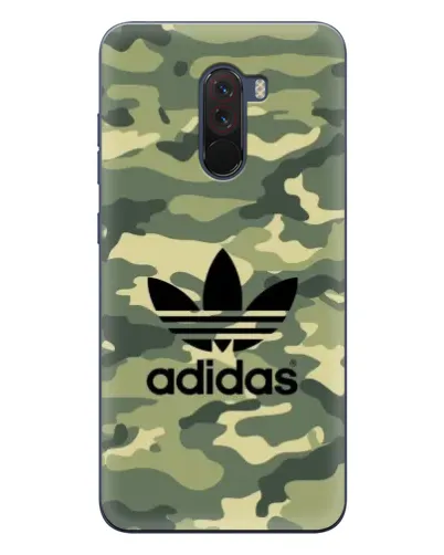 Чехол для Xiaomi POCO F1 с картинкой «Милитари стиль Adidas» Чехол для Xiaomi POCO F1 с картинкой «Милитари стиль Adidas»