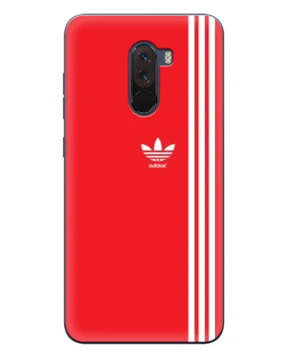 Чехол для Xiaomi POCO F1 с картинкой «Красный минимализм Adidas» Чехол для Xiaomi POCO F1 с картинкой «Красный минимализм Adidas»