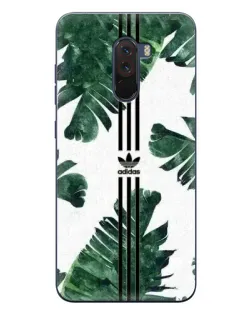Чехол для Xiaomi POCO F1 с картинкой «Пальмовые листья адидас»