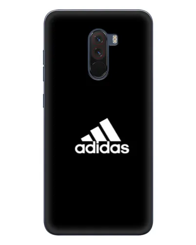 Чехол для Xiaomi POCO F1 с картинкой «Черная классика Adidas» Чехол для Xiaomi POCO F1 с картинкой «Черная классика Adidas»