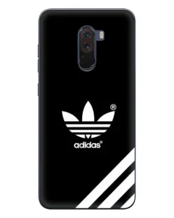 Чехол для Xiaomi POCO F1 с картинкой «Adidas с диагональными полосами»