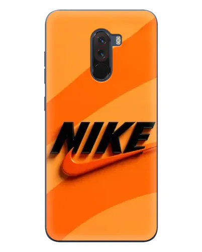 Чехол для Xiaomi POCO F1 с картинкой «Оранжевый драйв Nike» Чехол для Xiaomi POCO F1 с картинкой «Оранжевый драйв Nike»