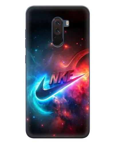 Чехол для Xiaomi POCO F1 с картинкой «Огненный логотип Nike» Чехол для Xiaomi POCO F1 с картинкой «Огненный логотип Nike»
