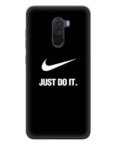 Чехол для Xiaomi POCO F1 с картинкой «Классический принт Nike» Чехол для Xiaomi POCO F1 с картинкой «Классический принт Nike»