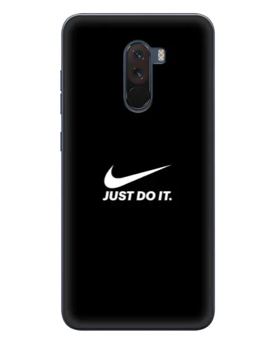 Чехол для Xiaomi POCO F1 с картинкой «Минимализм от Nike» Чехол для Xiaomi POCO F1 с картинкой «Минимализм от Nike»