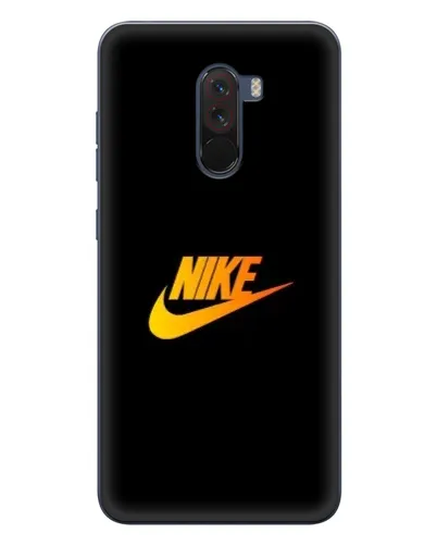 Чехол для Xiaomi POCO F1 с картинкой «Золотой логотип Nike» Чехол для Xiaomi POCO F1 с картинкой «Золотой логотип Nike»
