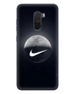 Чохол для Xiaomi POCO F1 з картинкою «Nike у стилі графіті»
