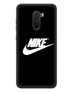 Чохол для Xiaomi POCO F1 з картинкою «Мазки фарби Nike»
