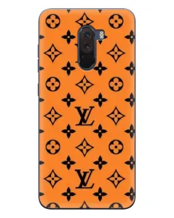 Чехол для Xiaomi POCO F1 с картинкой «Оранжевый стиль LV»