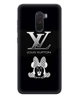 Чехол для Xiaomi POCO F1 с картинкой «LV и Минни Маус»