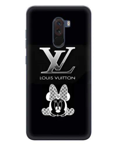 Чехол для Xiaomi POCO F1 с картинкой «LV и Минни Маус»