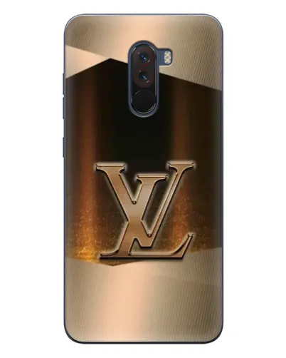 Чехол для Xiaomi POCO F1 с картинкой «LV — золотое сияние»