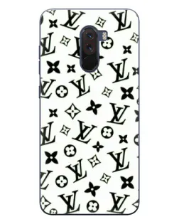 Чехол для Xiaomi POCO F1 с картинкой «Монохромный хаос LV»