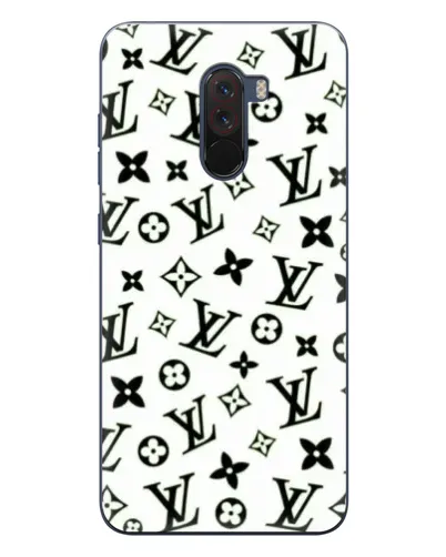 Чехол для Xiaomi POCO F1 с картинкой «Монохромный хаос LV»