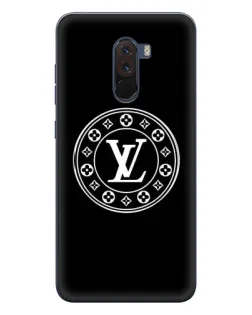 Чехол для Xiaomi POCO F1 с картинкой «LV — печать стиля»