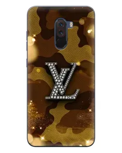 Чехол для Xiaomi POCO F1 с картинкой «Камуфляжный Louis Vuitton»