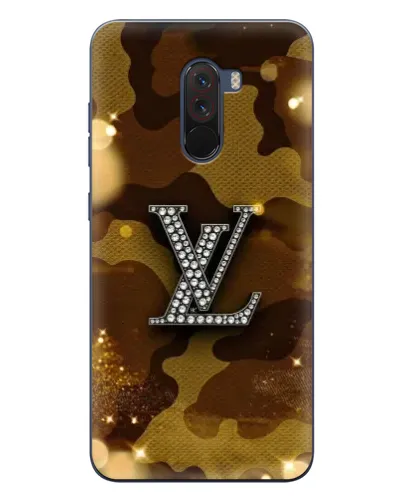 Чехол для Xiaomi POCO F1 с картинкой «Камуфляжный Louis Vuitton»