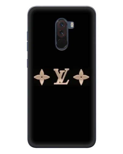 Чехол для Xiaomi POCO F1 с картинкой «Louis Vuitton — минимализм»