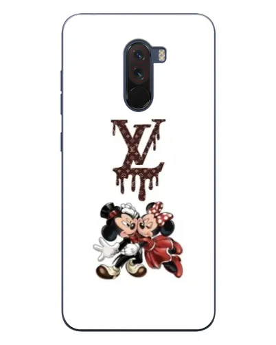 Чехол для Xiaomi POCO F1 с картинкой «LV и Микки Маус»