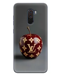 Чехол для Xiaomi POCO F1 с картинкой «Красное яблоко LV»